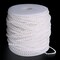White Pearl Garland Strand,2.5mm Crystal Beads Faux Bead Spool Rope for Wedding Party Decoration